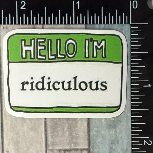 🌀10/$10🌀 Hello I Am … Reusable Waterproof Vinyl Sticker Decal - Picture 1 of 1